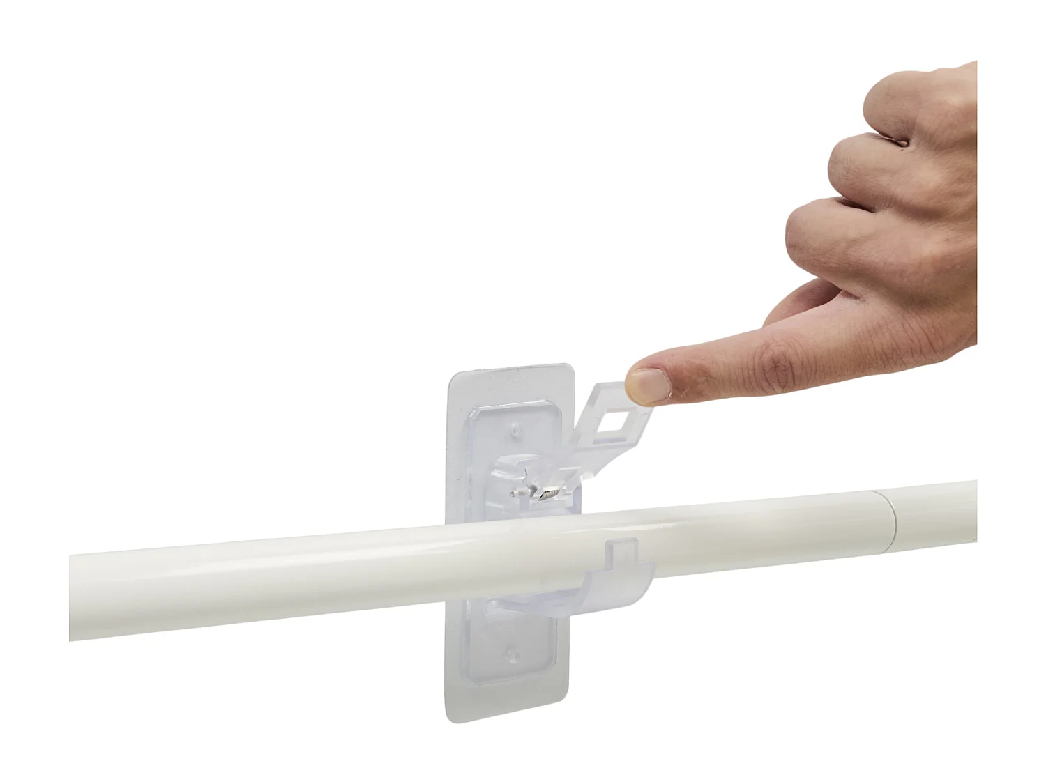 Lot de 2 Supports Tringle à Rideaux 10kg M24