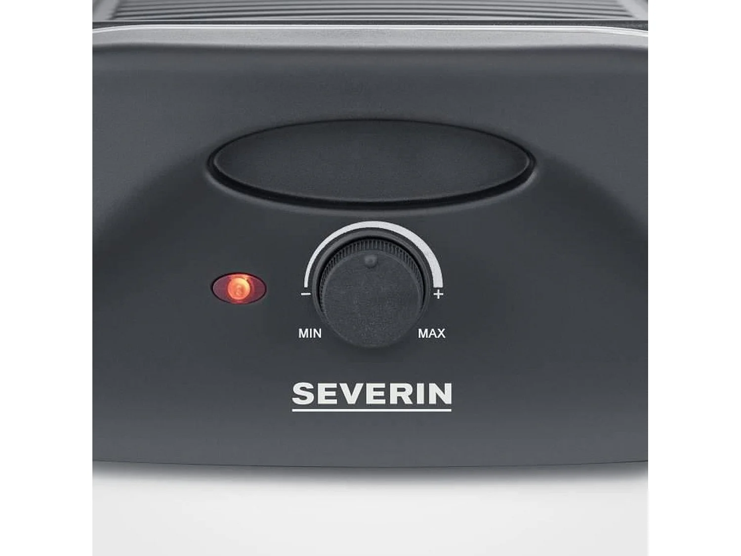 Raclettegerät für 8 Personen, 1.400 W – gerillte und glatte Kochplatte 41,5 x 21 cm, antihaftbeschichtet – Schwarz/Edelstahl