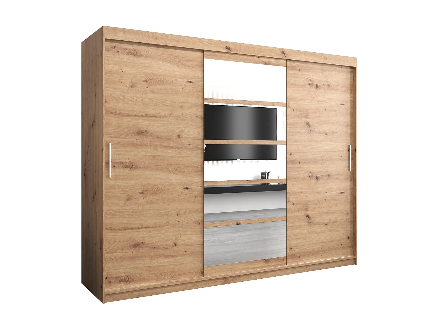 Armadio Roma 1 ad ante scorrevoli 200/250/62 3 porte (artisan/artisan)