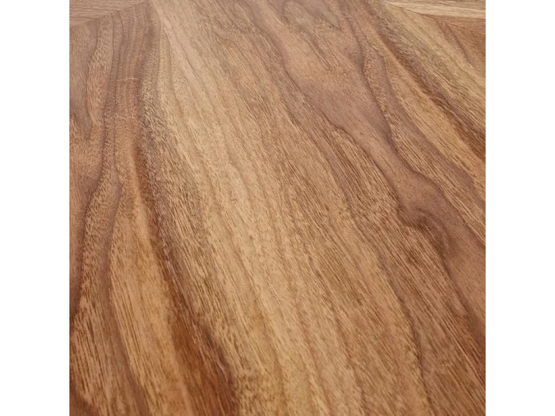 Table de salle à manger avec plateau plaqué noyer CHARLES