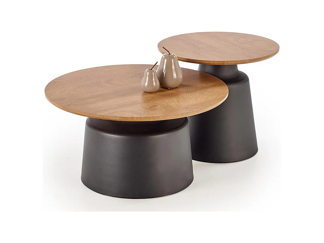 Ensemble de deux tables basses gigognes JEAN