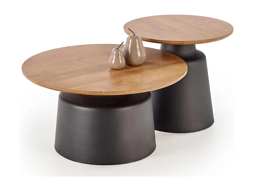 Ensemble de deux tables basses gigognes JEAN