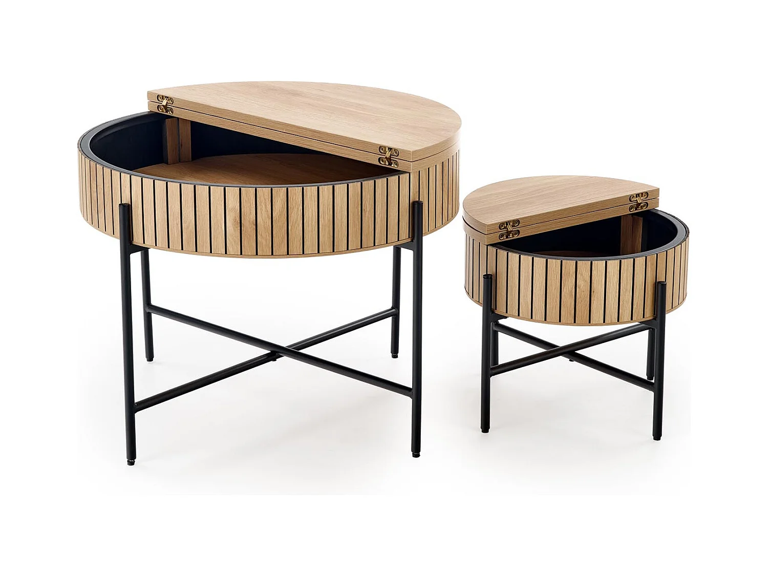 Ensemble de 2 tables basses gigognes ANNIE