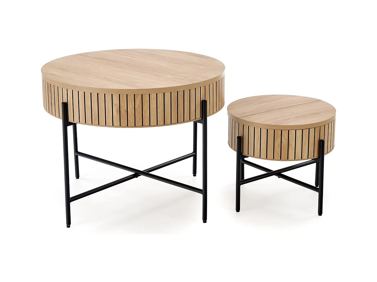Ensemble de 2 tables basses gigognes ANNIE