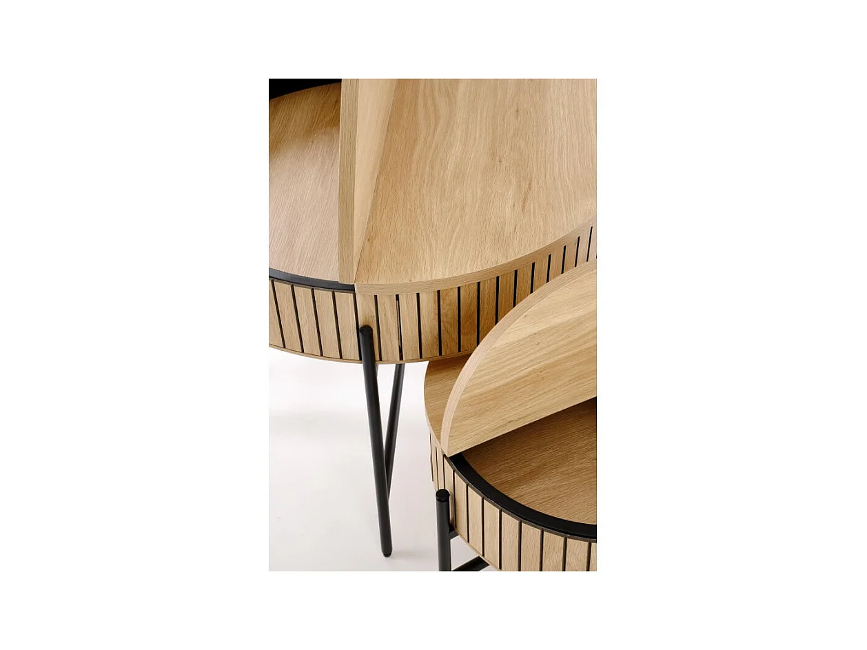Ensemble de 2 tables basses gigognes ANNIE