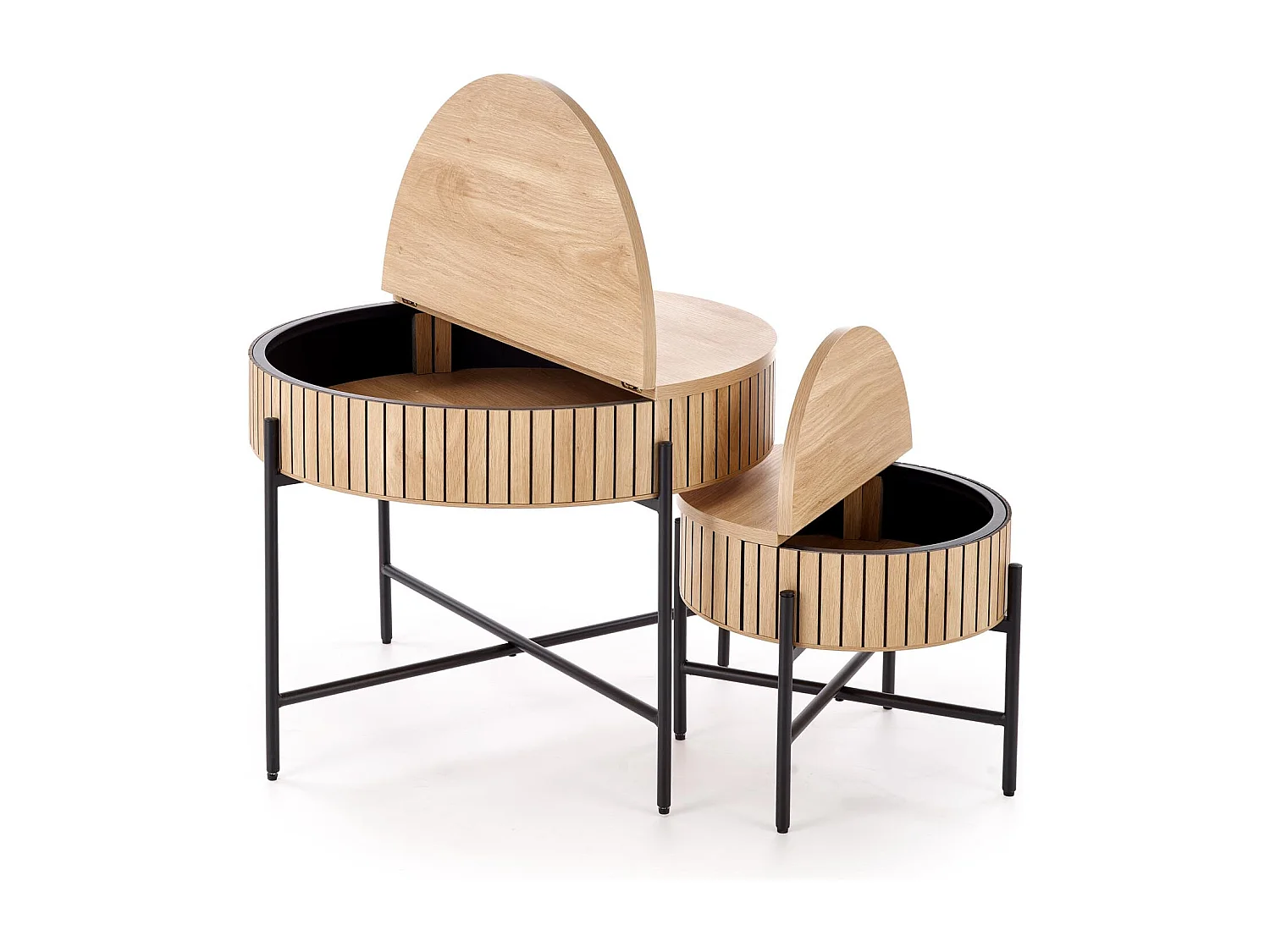 Ensemble de 2 tables basses gigognes ANNIE