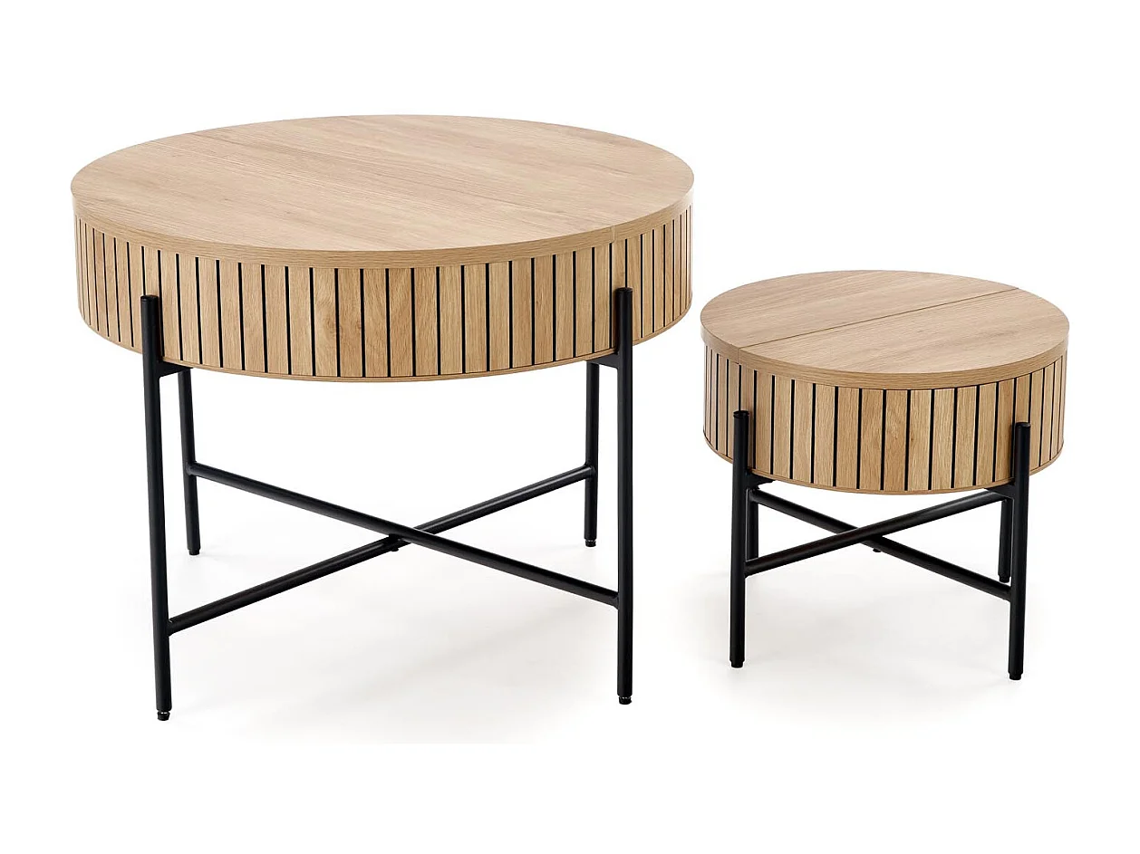 Ensemble de 2 tables basses gigognes ANNIE