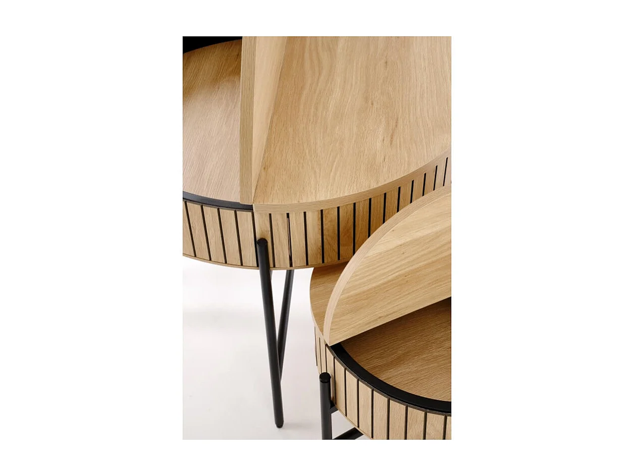Ensemble de 2 tables basses gigognes ANNIE