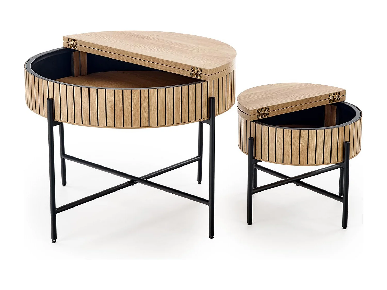 Ensemble de 2 tables basses gigognes ANNIE