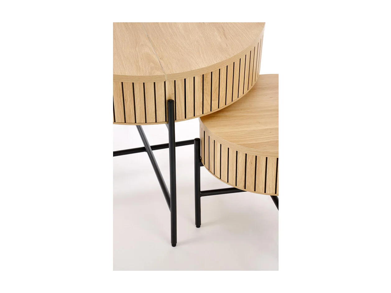 Ensemble de 2 tables basses gigognes ANNIE