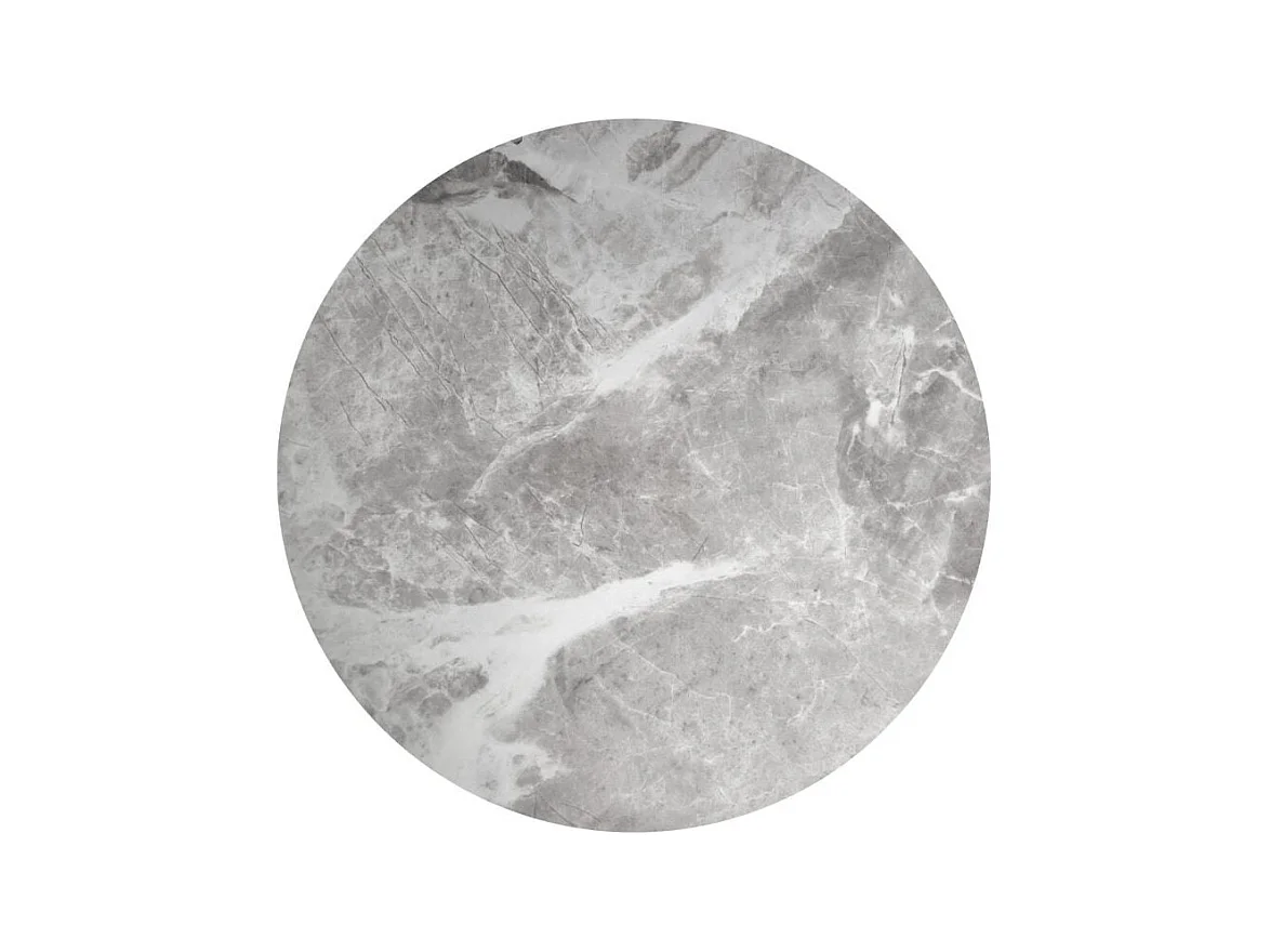 Juego de dos mesas nido redondas con tablero de mármol PIETER