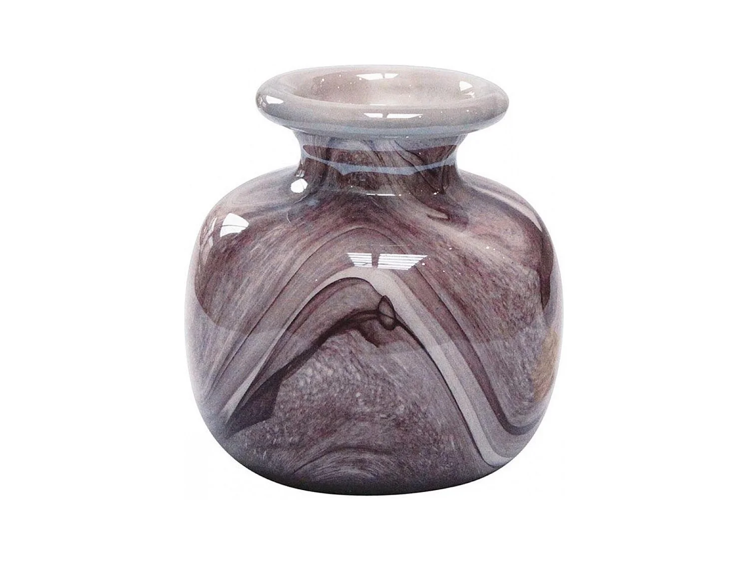 Vase Verre Violet - Charme Interior's