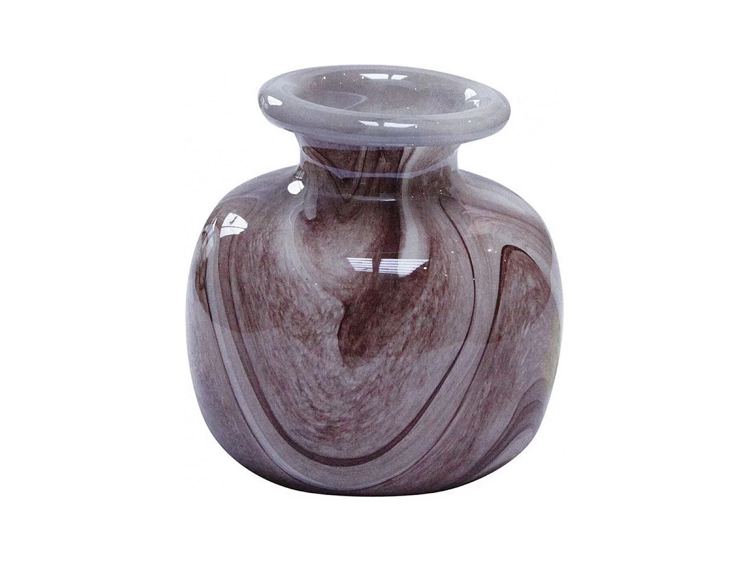 Vase Verre Violet - Charme Interior's