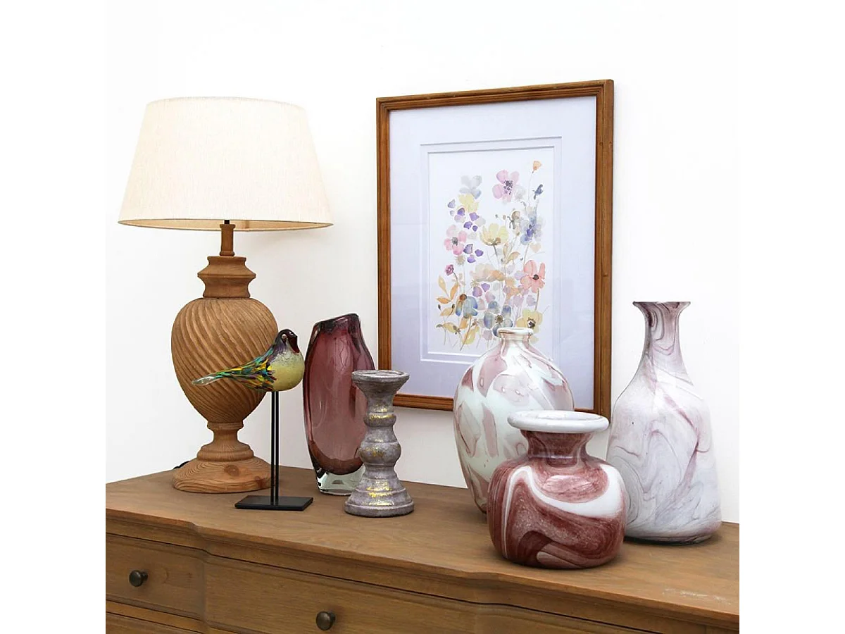 Vase Verre Violet - Charme Interior's