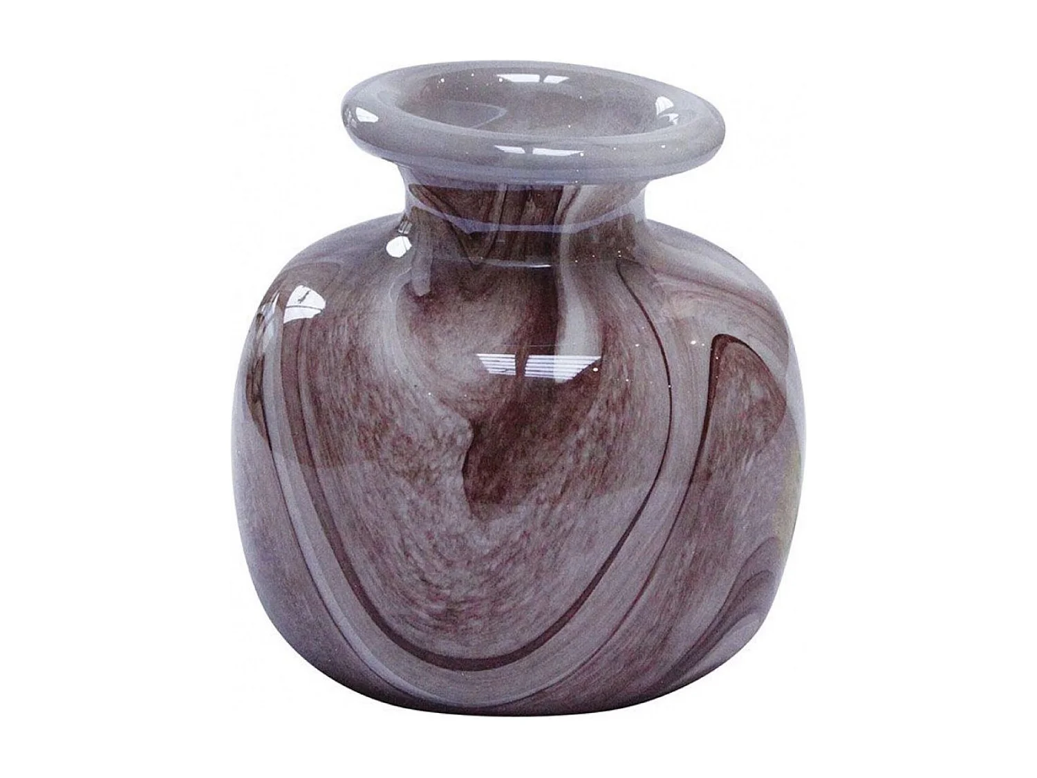 Vase Verre Violet - Charme Interior's