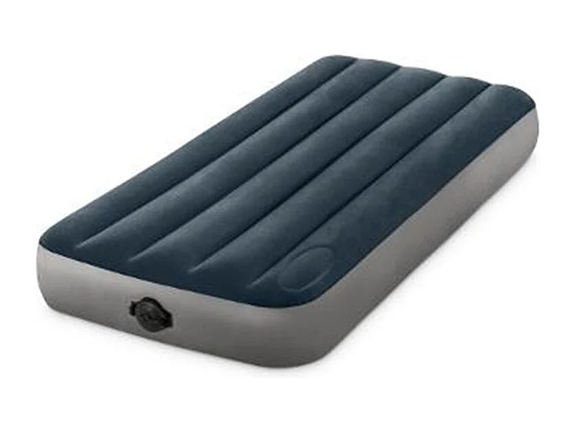 Colchón hinchable Dura-Beam Standard Single High Twin con bomba azul 25x99x191 cm