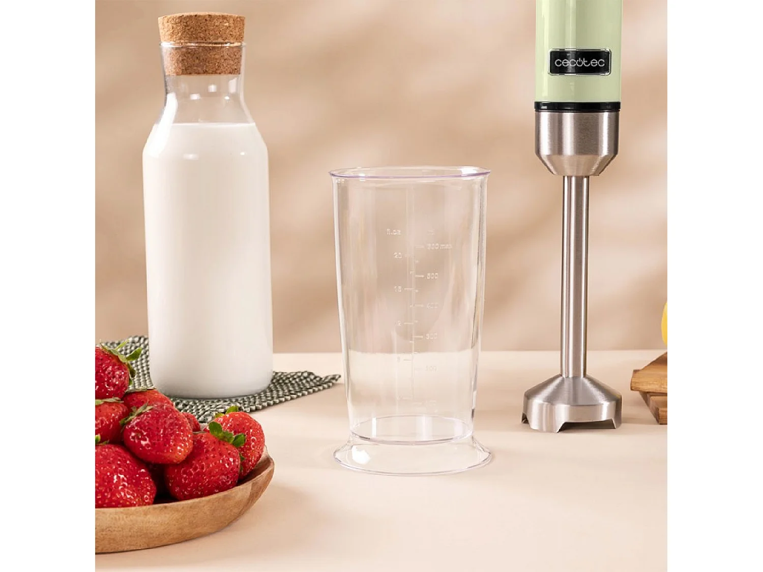 Batidora de mano Power RetroGreen 1200MAX Cream&Crush