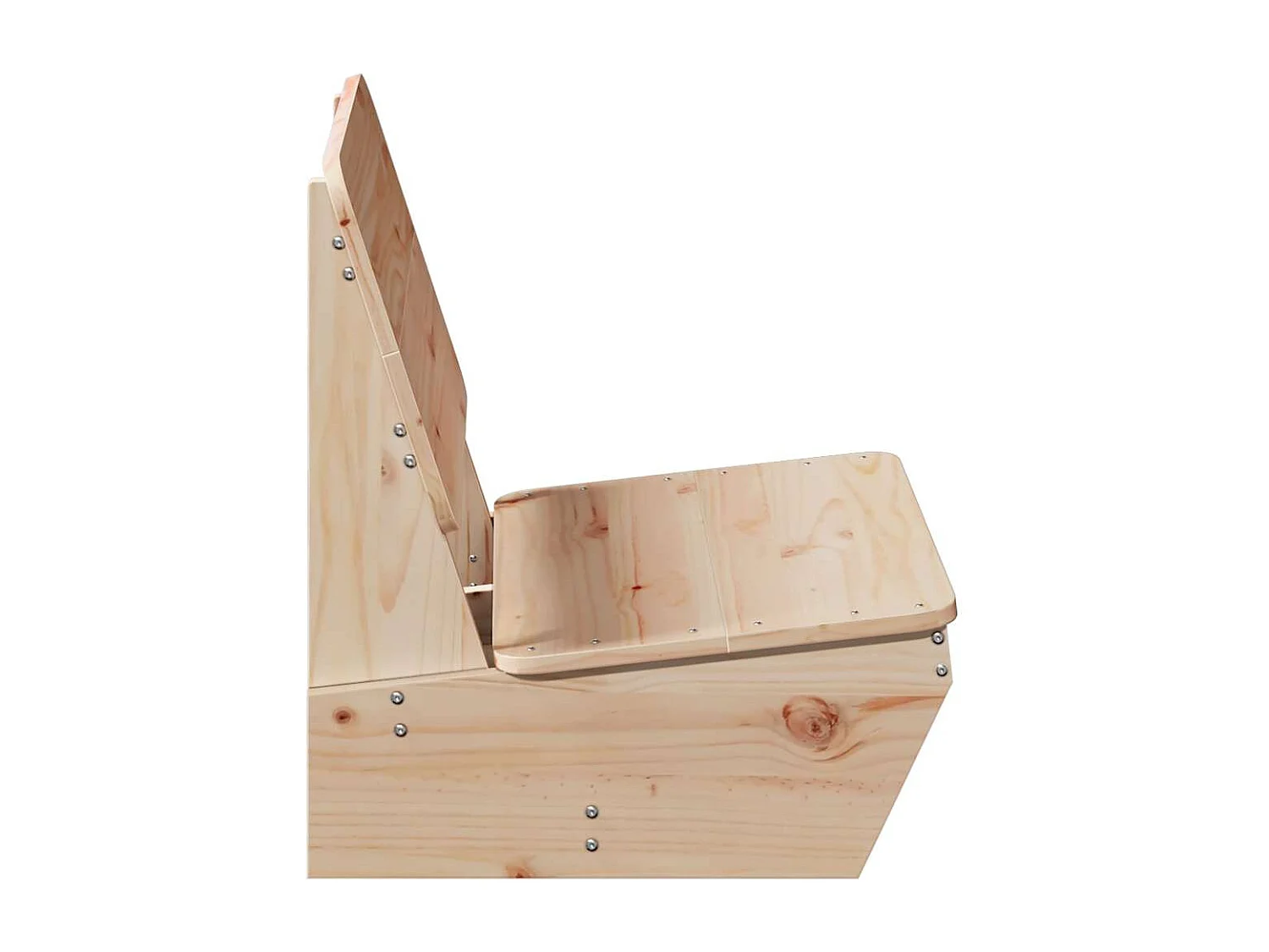 Gartenstühle 2 Stk. 60x64x70,5 cm Massivholz Kiefer