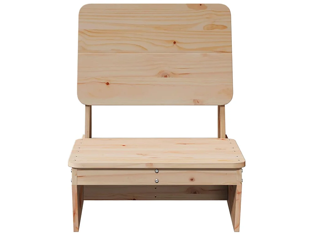 Cadeiras de jardim 2 pcs 60x64x70,5 cm pinho maciço