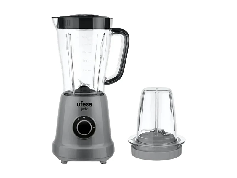 Batidora de vaso Ufesa BS4709 Jade 500W 2 velocidades 1,7L gris/negro