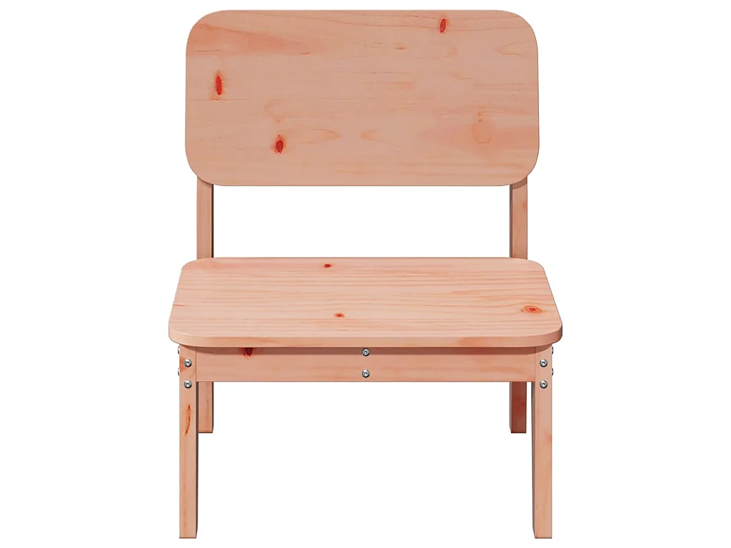 Chaises de jardin lot de 2 60x52,5x72 cm bois massif de douglas