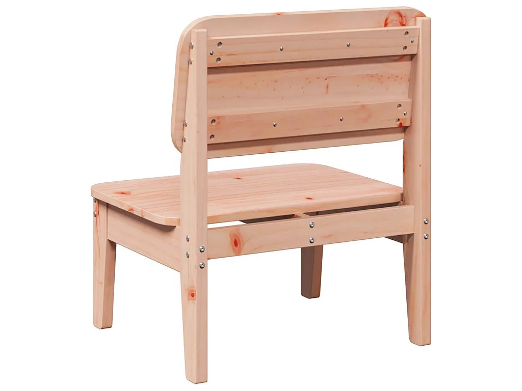 Chaises de jardin lot de 2 60x52,5x72 cm bois massif de douglas