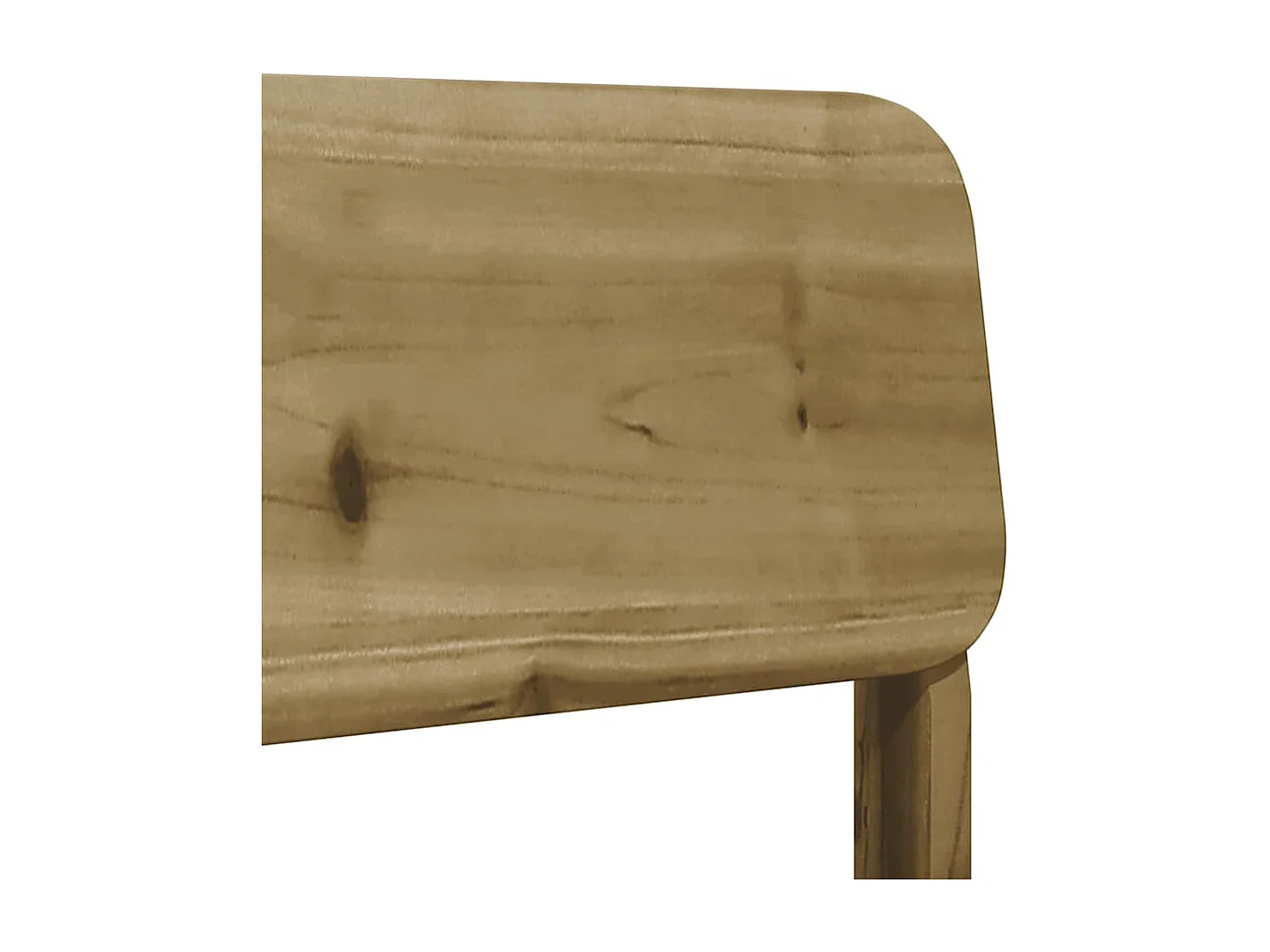 Chaises de jardin lot de 2 cire marron 60x52,5x72 cm