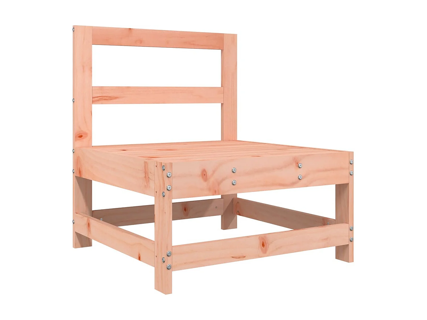 Set Divani da Giardino 7 pz in Legno Massello Abete Douglas