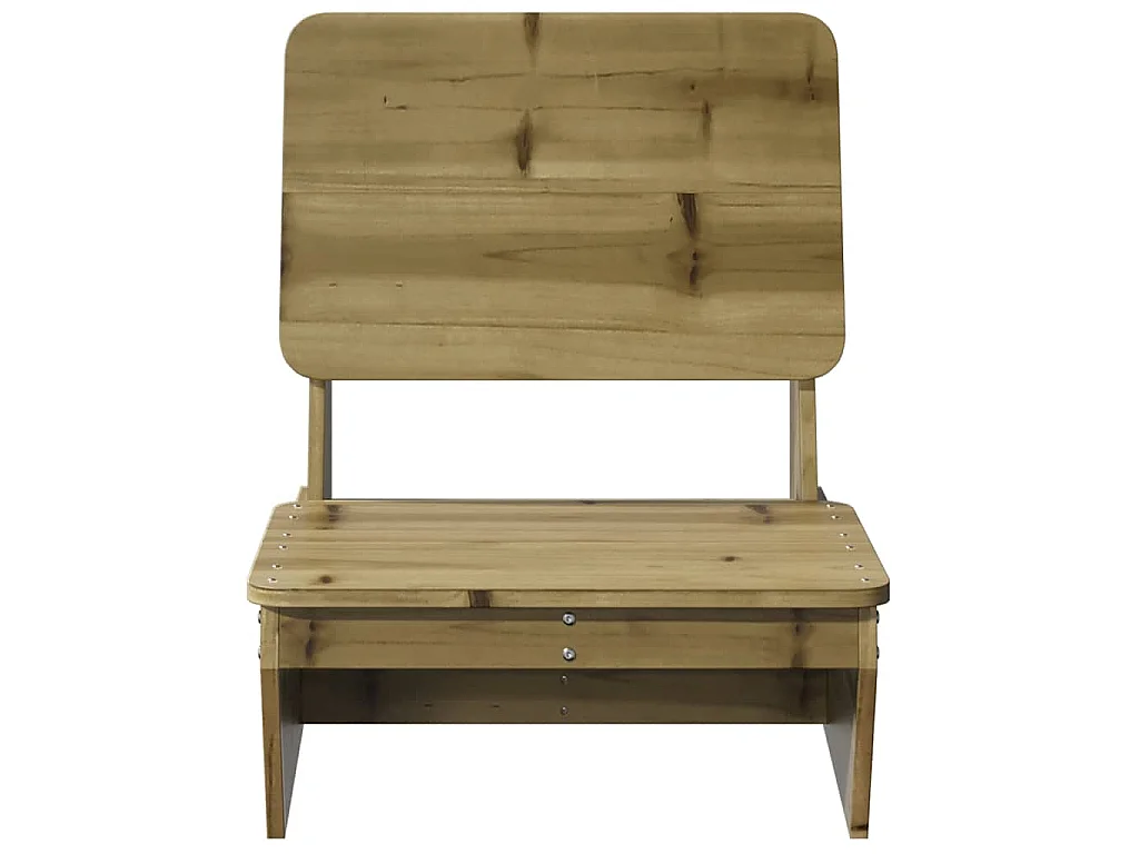 Gartenstühle 2 Stk. 60x64x70,5 cm Kiefernholz Imprägniert