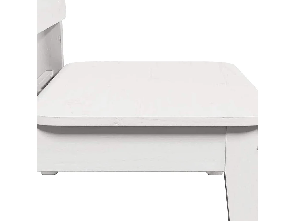 Sillas jardín 2 uds madera maciza pino blanco 60x52,5x72 cm
