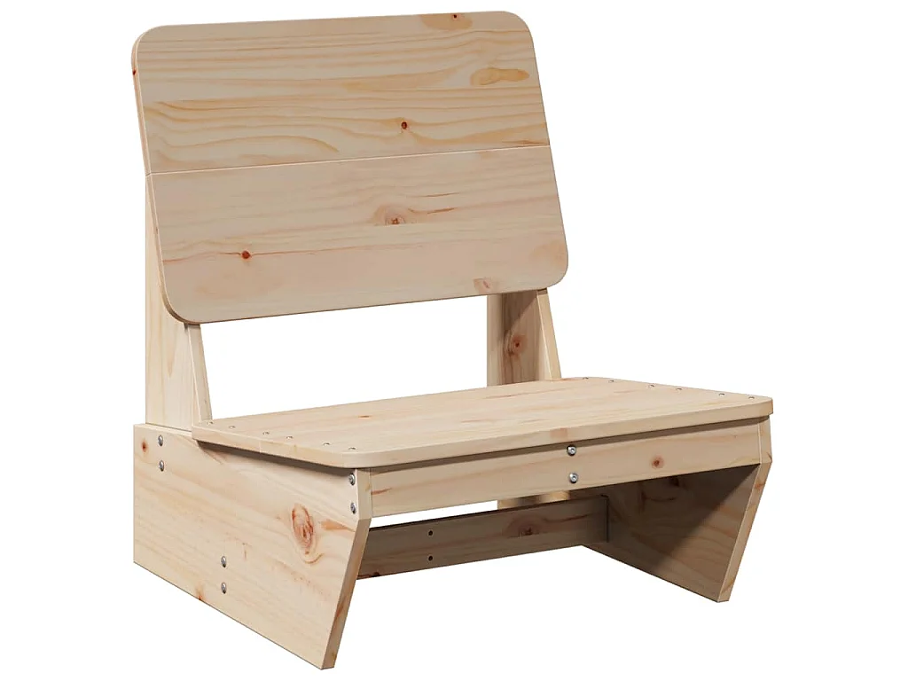 Chaise de jardin 60x64x70,5 cm bois de pin massif