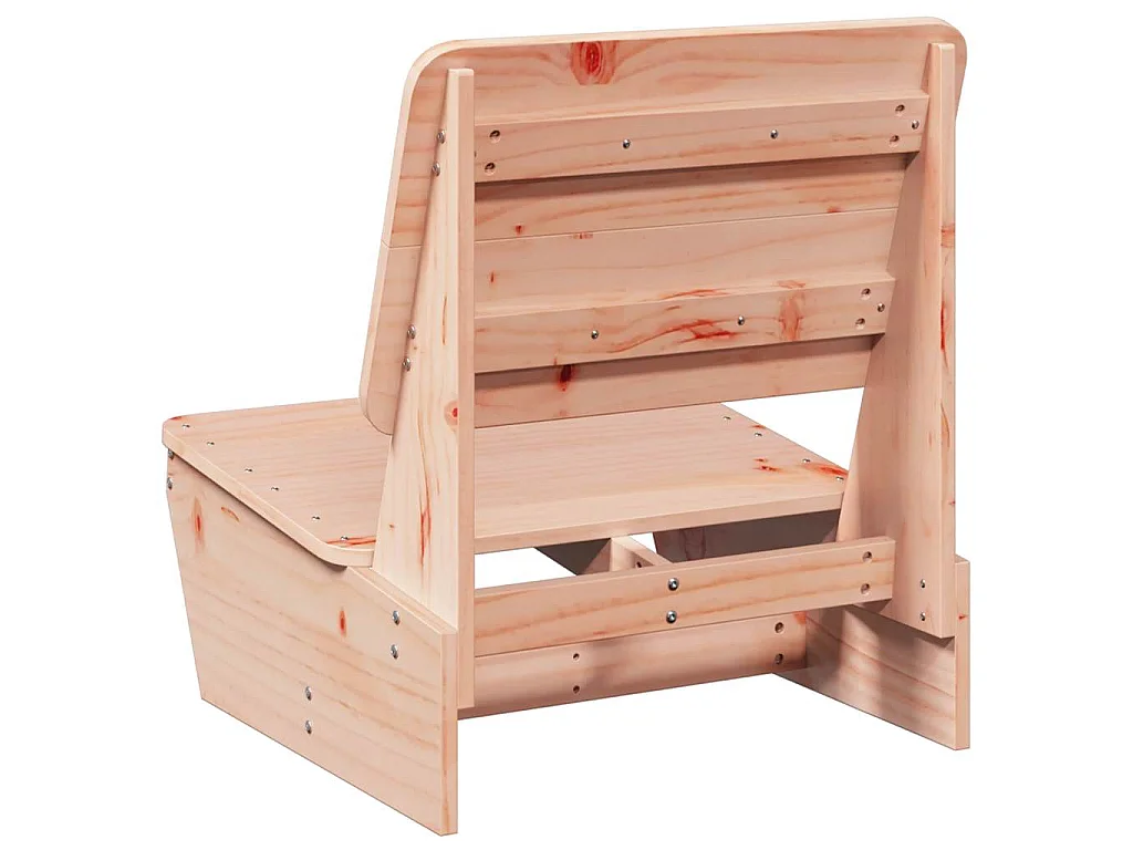 Sillas de jardín 2 uds madera abeto douglas 60x64x70,5 cm