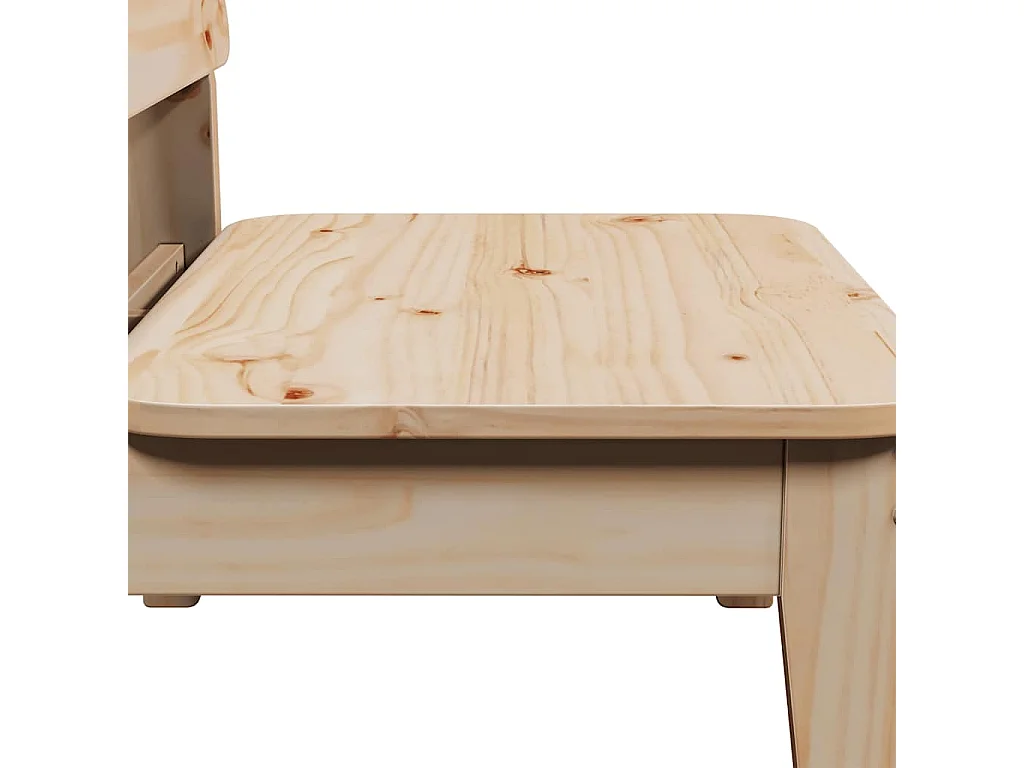 Chaise de jardin 60x52,5x72 cm bois de pin massif