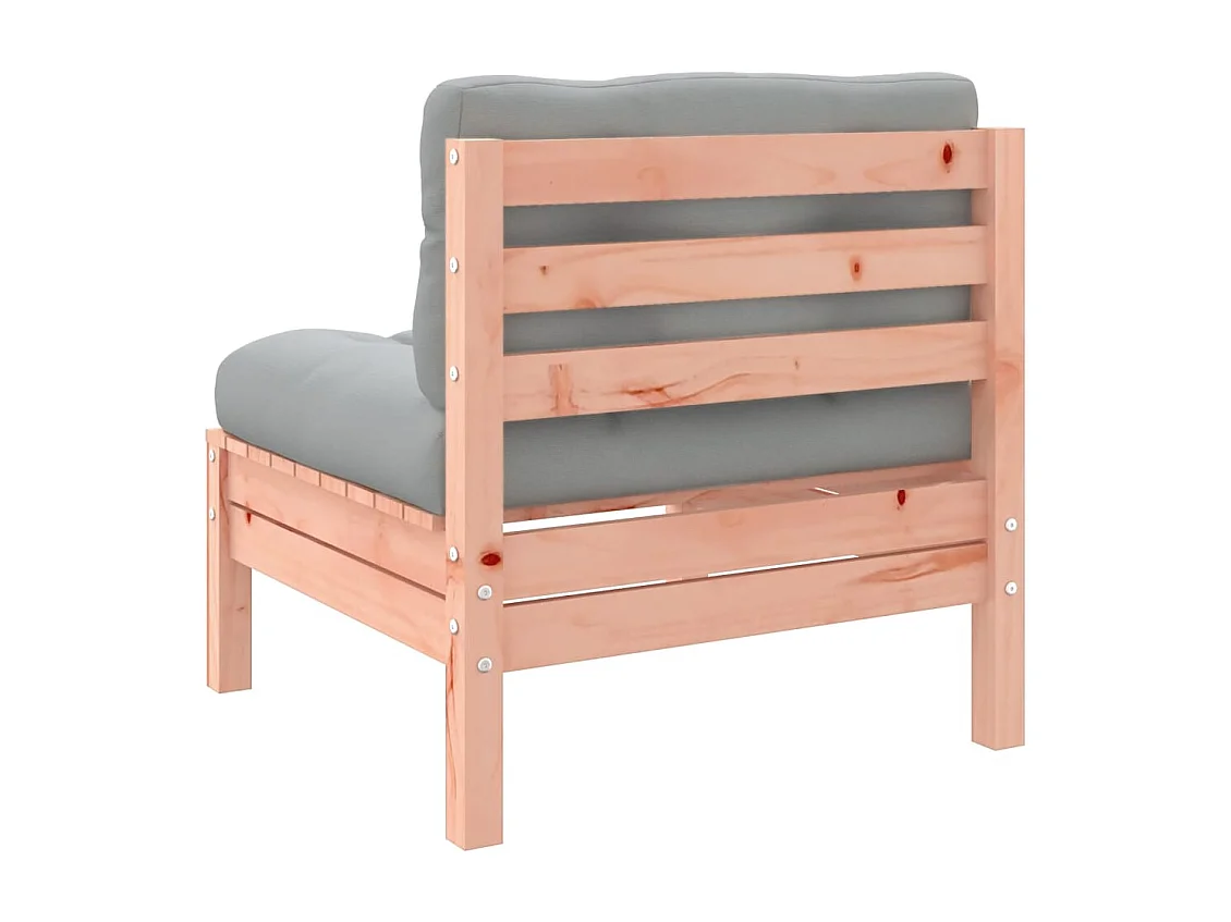 5-delige Loungeset met kussens massief douglas vurenhout