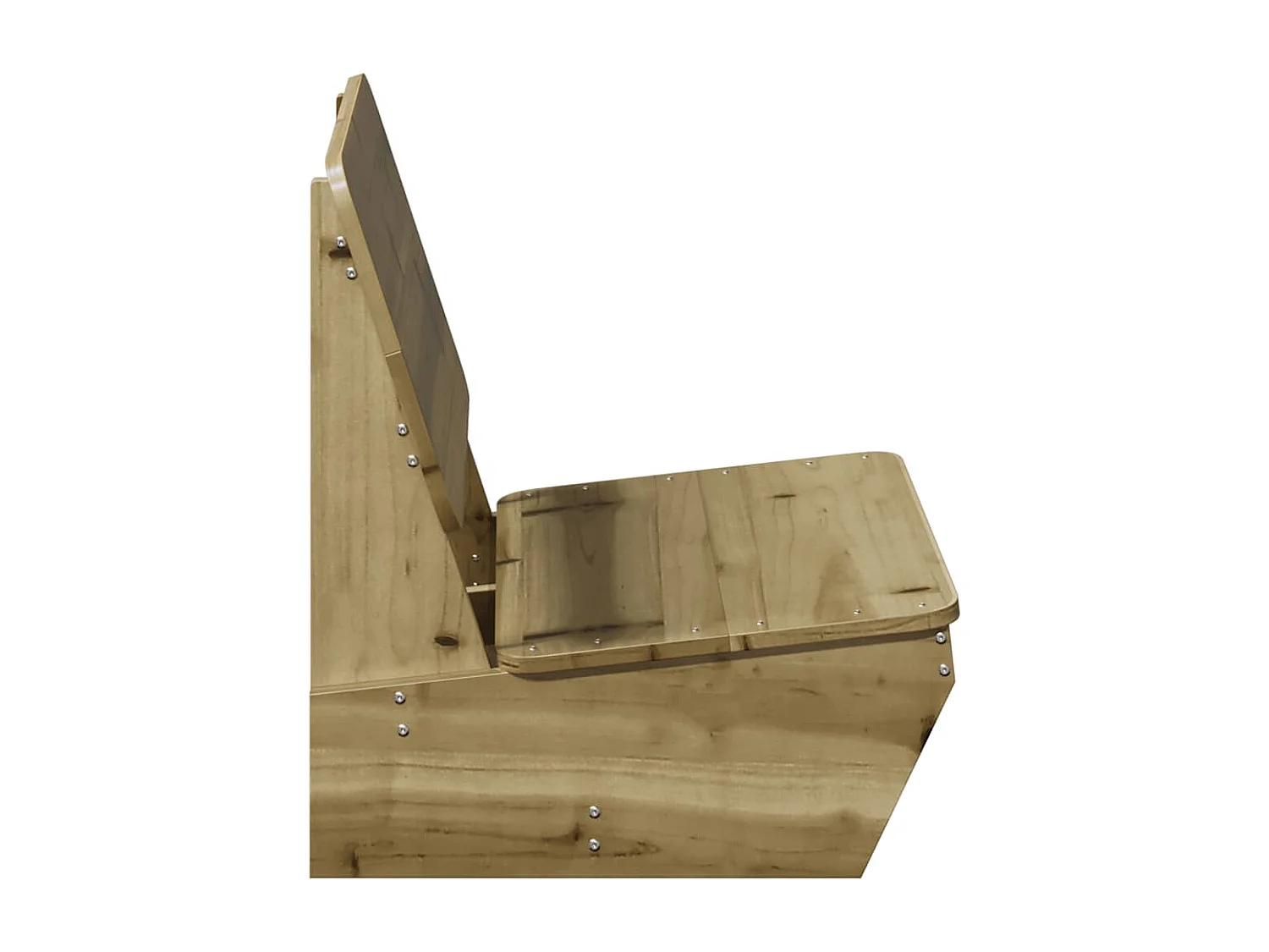 Chaise de jardin 60x64x70,5 cm bois de pin imprégné