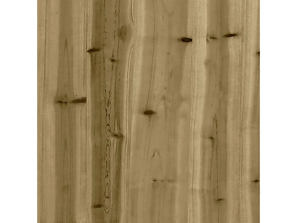 Chaise de jardin 60x64x70,5 cm bois de pin imprégné
