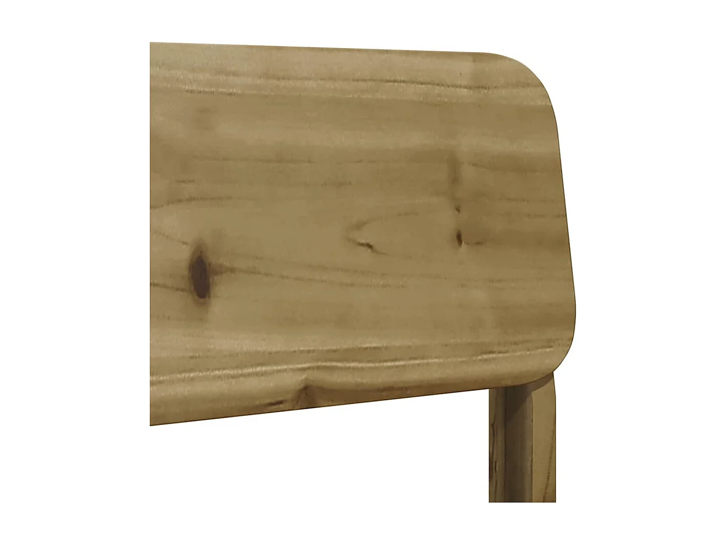 Chaise de jardin 60x52,5x72 cm bois de pin imprégné