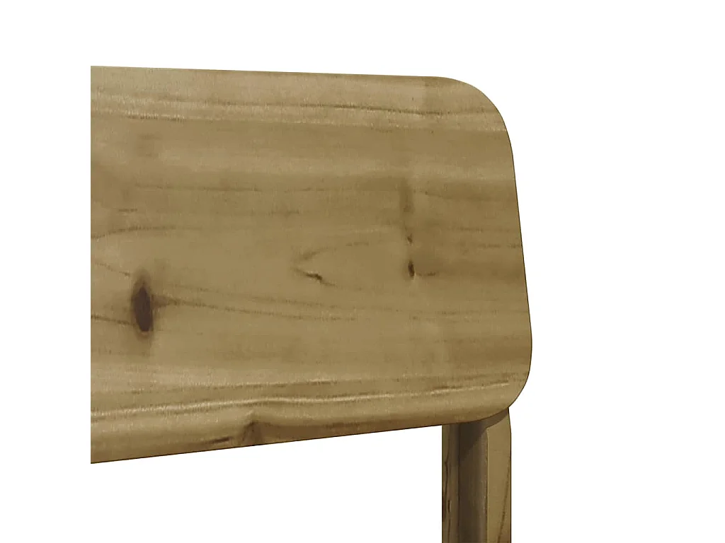 Sedia da Giardino 60x52,5x72 cm in Legno Impregnato di Pino