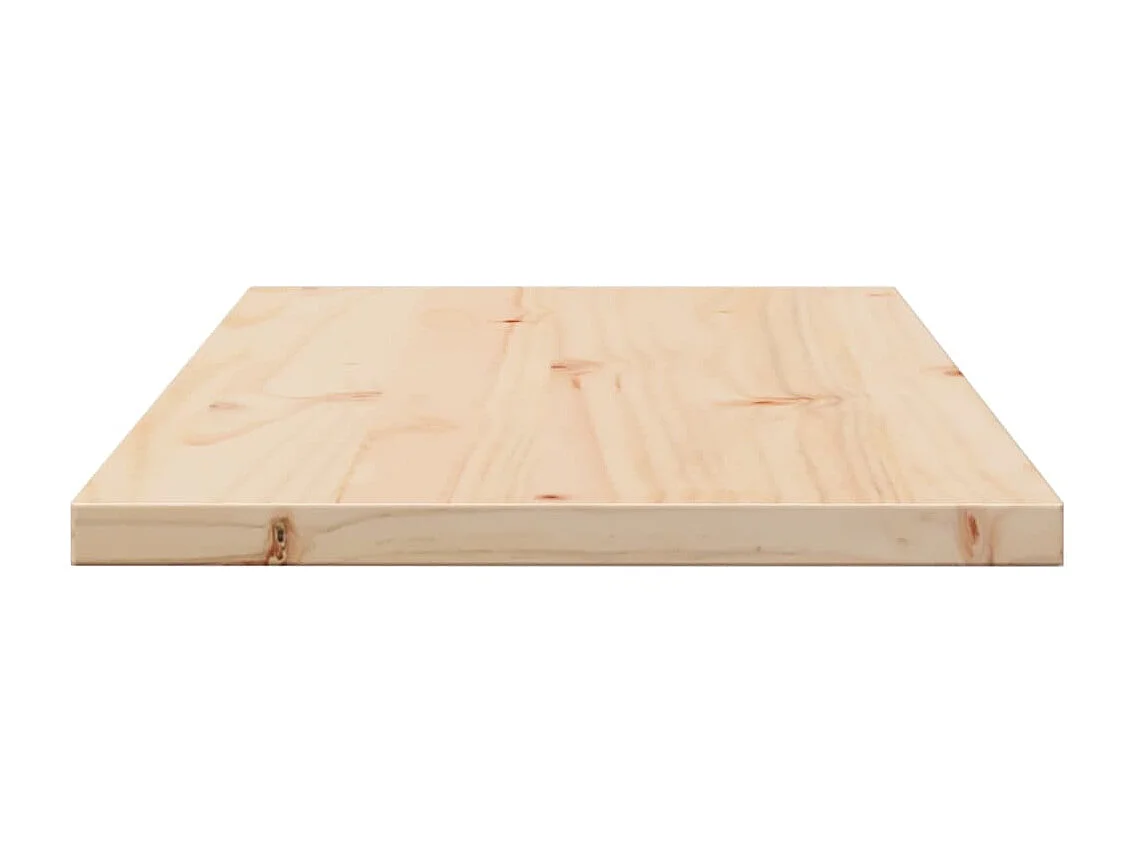 Tafelblad rechthoekig 90x40x2,5 cm massief grenenhout