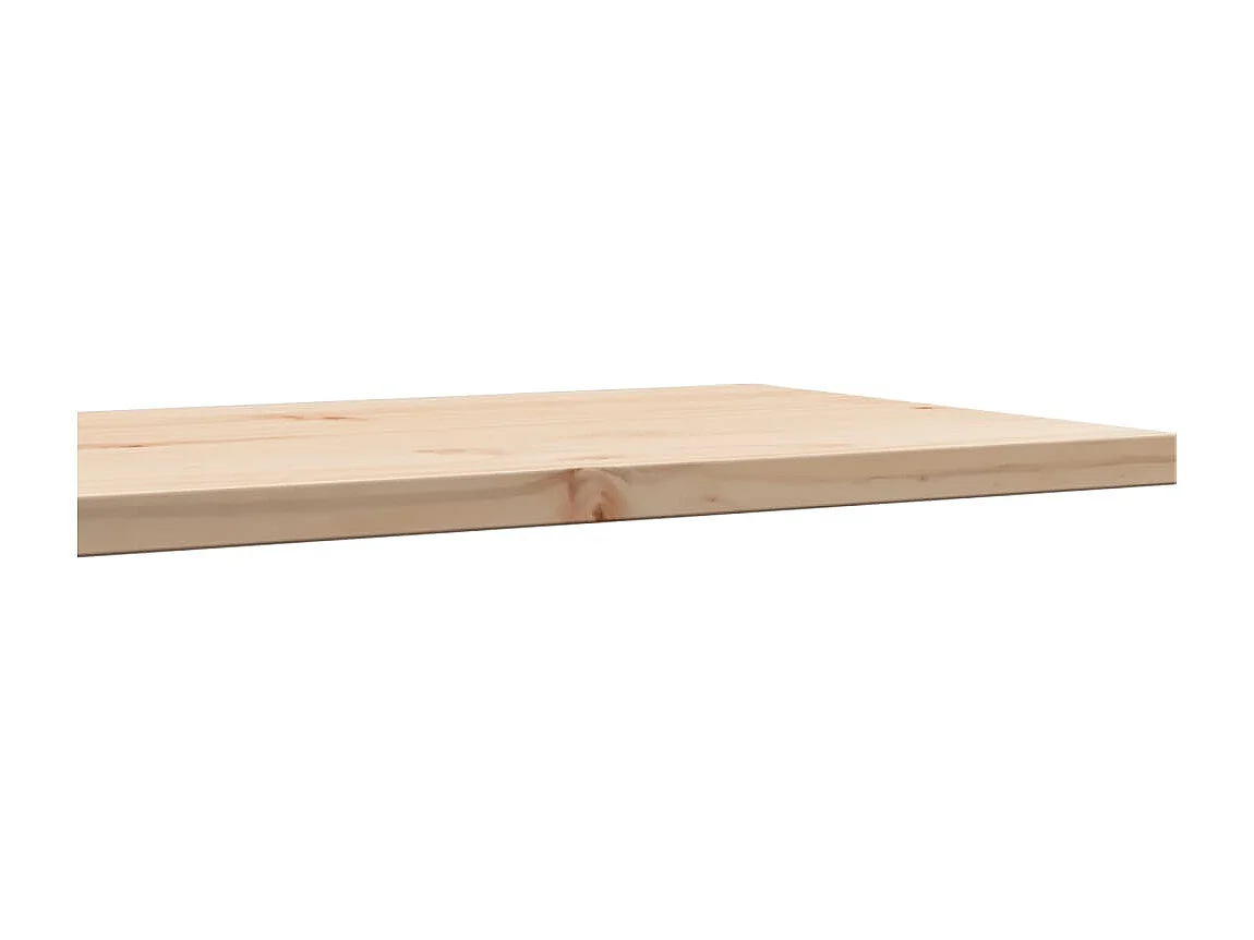 Tafelblad rechthoekig 90x40x2,5 cm massief grenenhout