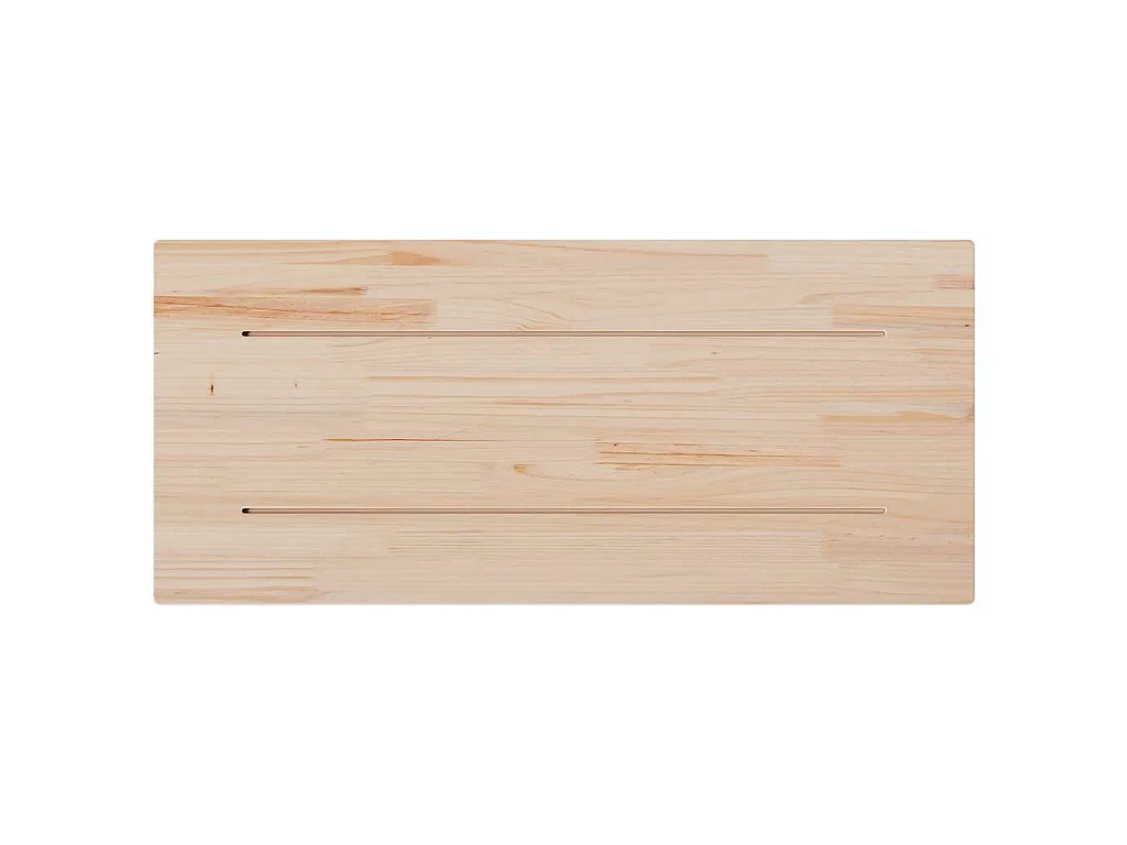 Tischplatte 90x40x2,5 cm Rechteckig Massivholz Kiefer
