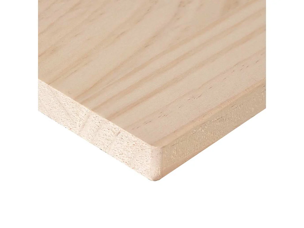 Tischplatte 90x40x2,5 cm Rechteckig Massivholz Kiefer