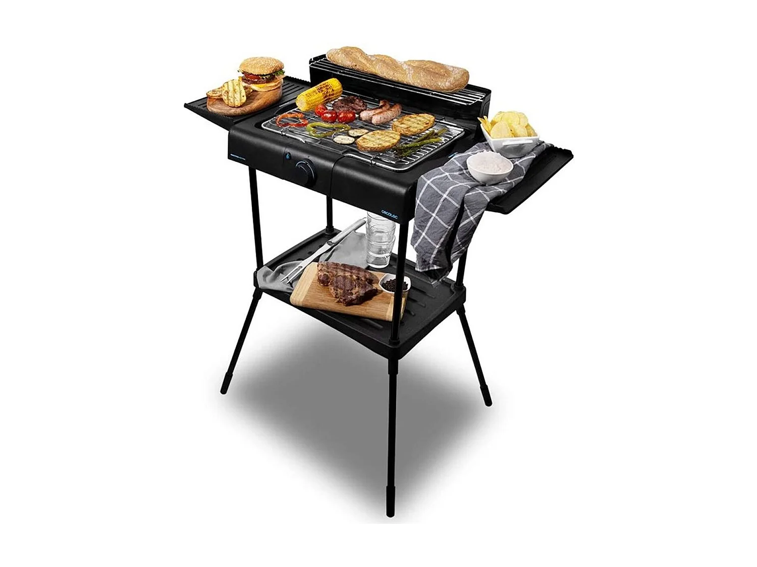 Barbacoa eléctrica Cecotec PerfectSteak 4250 Stand 2400 W negro