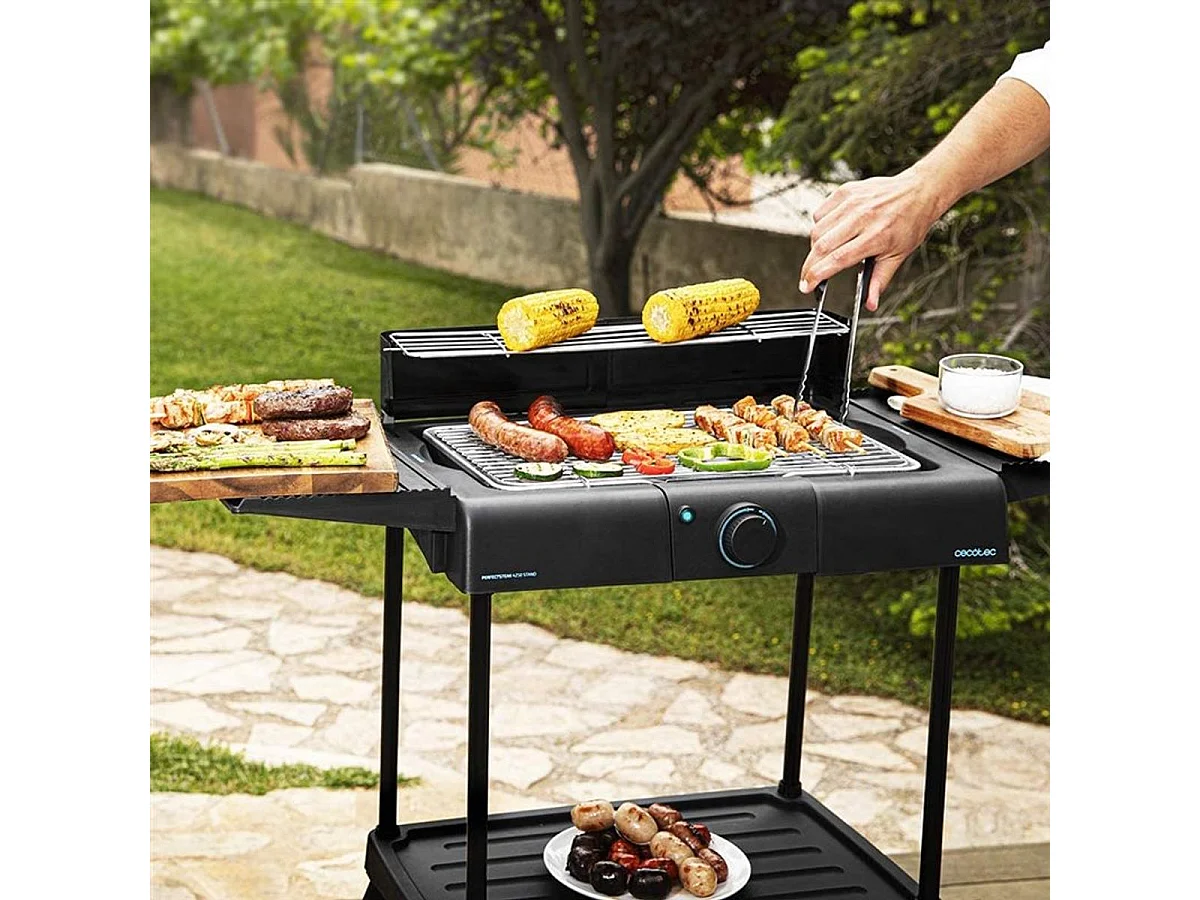 Barbacoa eléctrica Cecotec PerfectSteak 4250 Stand 2400 W negro