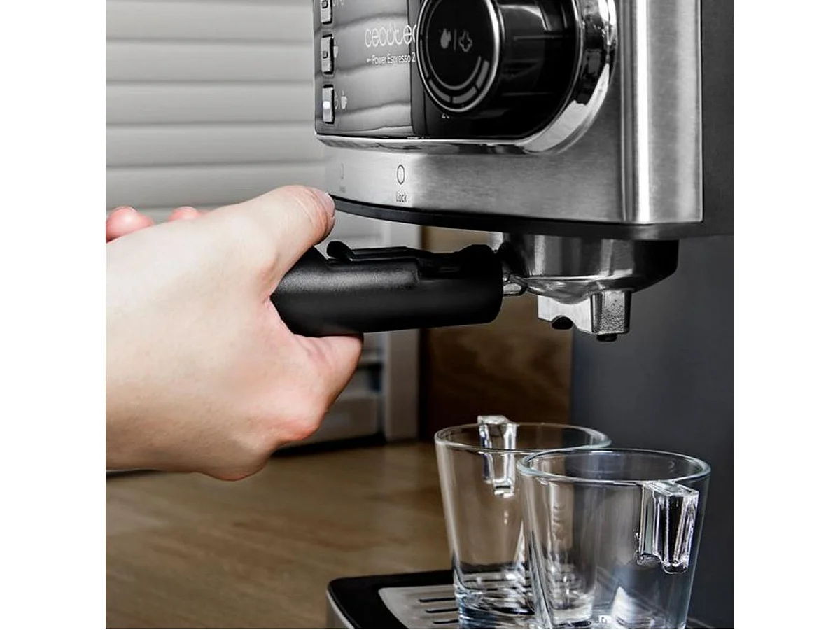 Cafetera espresso Cecotec Power Espresso 20 850W 1,5L acero inoxidable