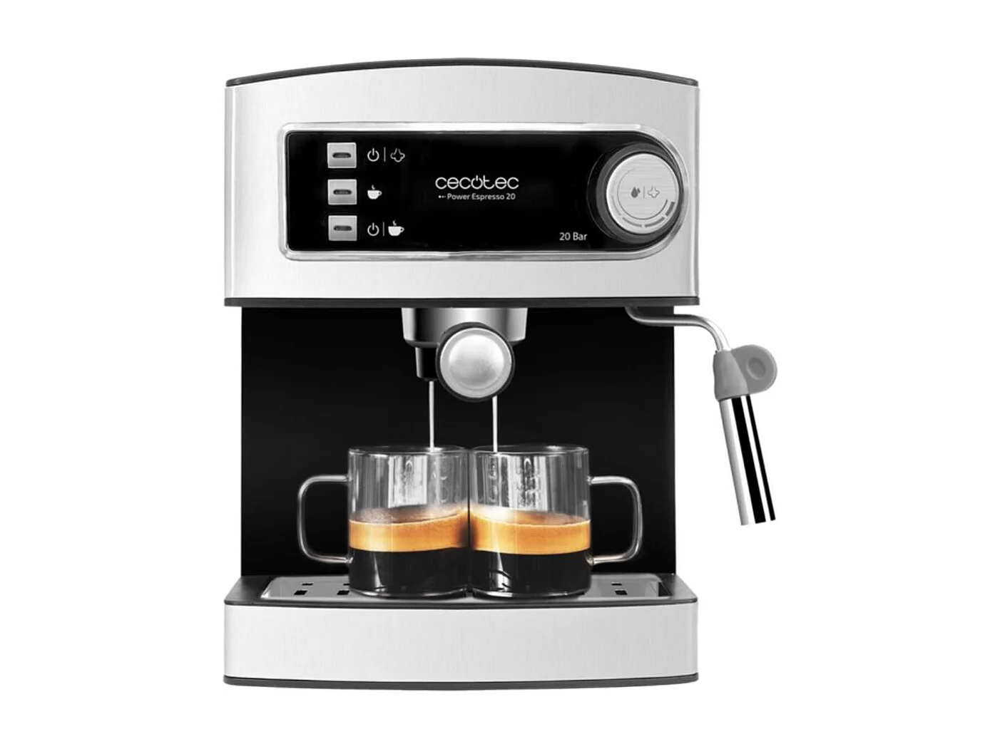Cafetera espresso Cecotec Power Espresso 20 850W 1,5L acero inoxidable