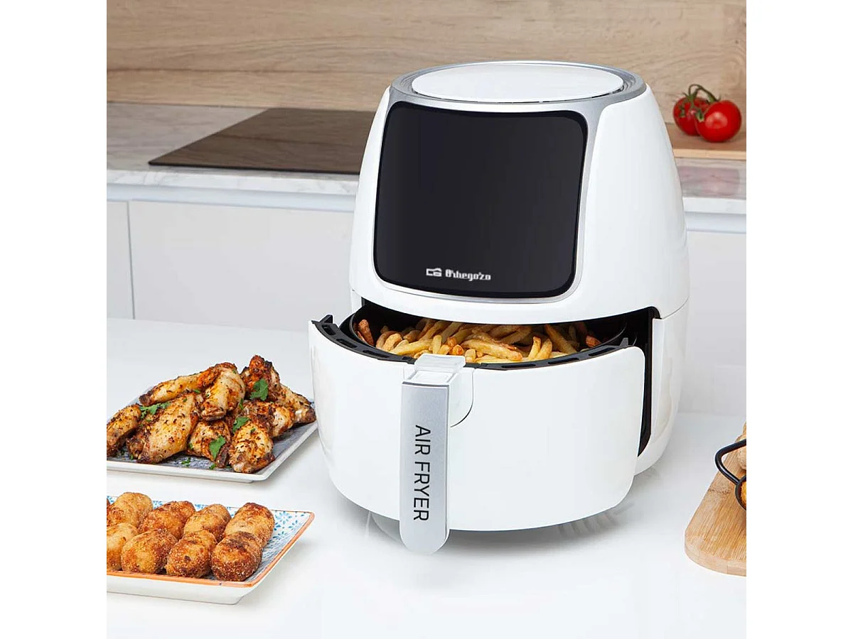 Freidora de aire Orbegozo FDR64 1500W 4L 12 programas blanco