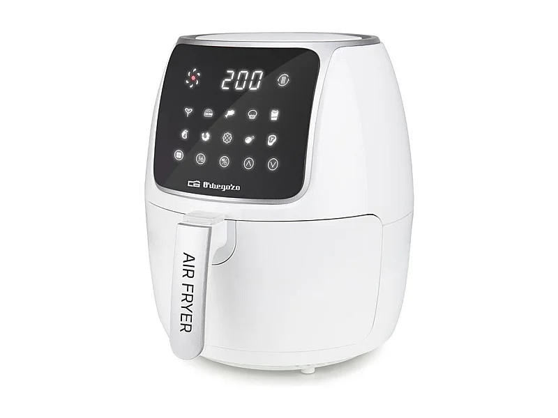 Freidora de aire Orbegozo FDR64 1500W 4L 12 programas blanco