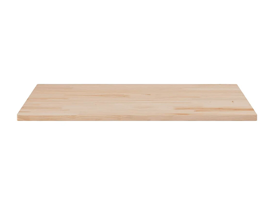 Tischplatte 100x50x2,5 cm Rechteckig Massivholz Kiefer