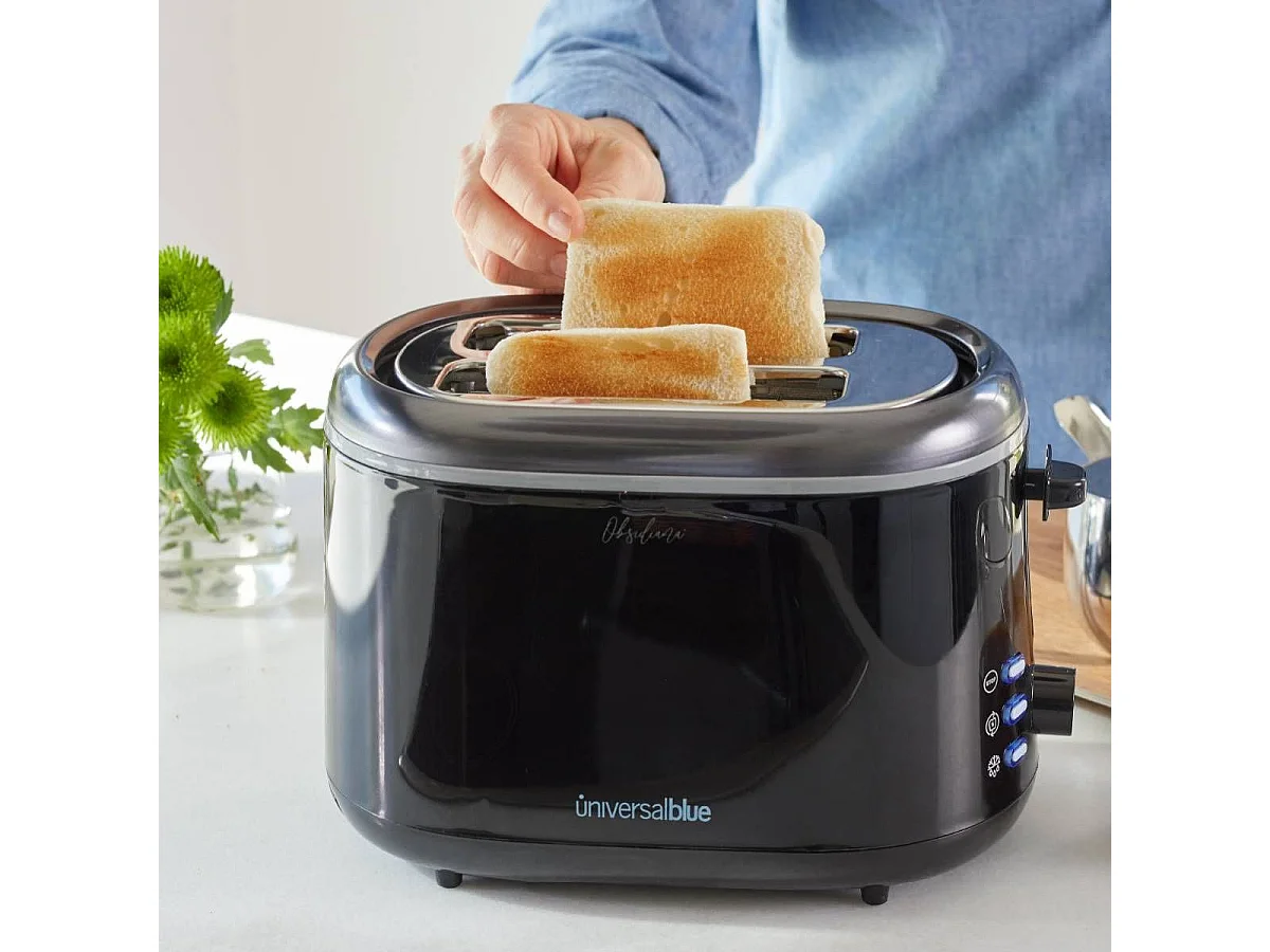 Tostador Universal Blue UOTPLUSRS19 850W 2 ranuras XL 7 potencias negro